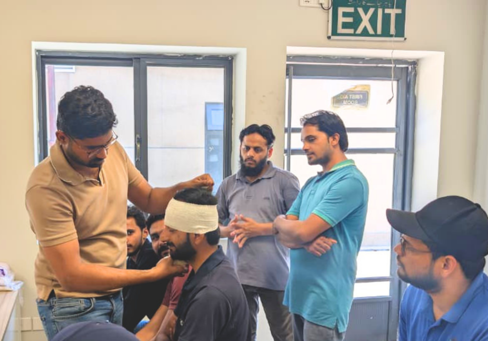 First Aid Training at Printkraft
